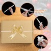 Unique Bargains Plastic Gold Edge PP Plastic Glossy Appearance Gift Wrap Satin Pull Bows 200 Count - 4 of 4