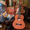 Autographed Sawtooth Mahogany Tenor Electric Ukulele w Gig Bag and Fishman KUL-101 Preamp/Built In Tuner and Official Brake Stickers - 2 of 4