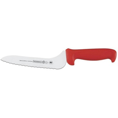 Mundial R5620-7E 7-Inch Offset Serrated Edge Sandwich Knife, Red