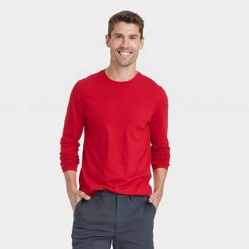 Men's Crewneck Long Sleeve T-Shirt - Goodfellow & Co™