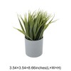Unique Bargains Artificial Plants Plastic Green 3.54"x3.54"x5.91" 1 Pcs - 3 of 4