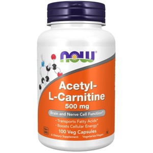 Acetyl-L-Carnitine 500mg by Now Foods  -  100 Capsule - 1 of 3