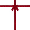 Northlight 14' Pre-Lit Battery Operated Red Velvet Christmas Door Bow - 3 of 4