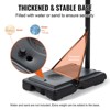 VEVOR Basketball Hoop, 4-10 ft Adjustable Height Portable Backboard System, 44 inch Basketball Hoop & Goal, Kids & Adults Basketball Set with Wheels - 4 of 4