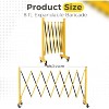 COZONY Expandable Metal Barricade with Casters, Adjustable Traffic Fence, Multiple Sizes Folding Safety Barrier Gate - Portable & Retractable - 3 of 4