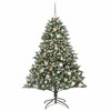 vidaXL Artificial Christmas Tree with Stand Green 126 x 126 x 180 cm - 3 of 4