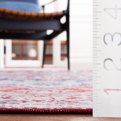 Tucson 3' x 5' Blue Synthetic Hand-knotted Rectangular Rug