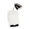 Creekwood Home Sleek Essentials 18.5" Flexible Desk Lamp with Charging Outlet and Storage - 4 of 4