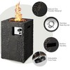 Costway 16'' Square Outdoor Propane Fire Pit w/Lava Rocks Waterproof Cover 30,000 BTU - image 4 of 4