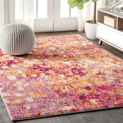 mat orange rugs