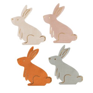Daydream Society - Bunny Napkins - Pack of 16 Paper Napkins, 4 of Each Style - 1 of 4