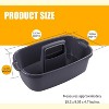 2-Pack Large Cleaning Caddy with Handle, Portable Plastic Tote Organizer for Shower, Bathroom, Kitchen Under Sink Storage - 2 of 4