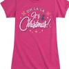 Girls' - Fancy Nancy - Oh La La It's Christmas Fitted Short Sleeve Graphic T-Shirt - 2 of 4