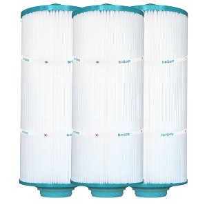Hurricane Spa Filter Cartridge for PPM35SC-F2M, Unicel 5CH-352, Filbur FC-0196 , Pacific Marquis Spas, Cal Spas, and Low Flow Recirc 36SF, 3 Pack - 1 of 4