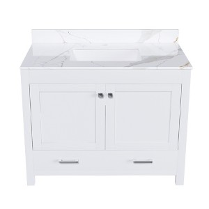 Dexmalle Modern Multi-functional 43"Bathroom Vanity - 1 of 4