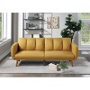 NicBex 81 Inch Loveseat Sofa Modern Upholstered Polyester Fabric Convertible Sofa Bed with Wood Legs for Living Room,Apartment - 2 of 4
