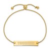 Black Bow Jewelry 14k Yellow Gold Plated Sterling Silver Tennessee Volunteers NCAA ID Bracelet 9 Inch - 2 of 3