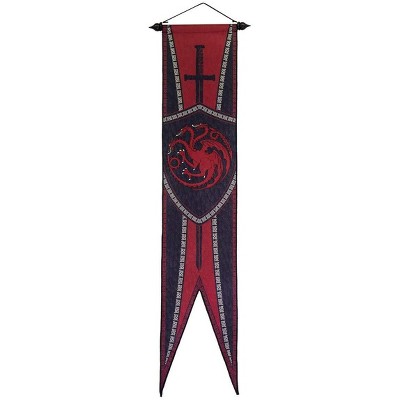 Calhoun Sportswear Game of Thrones 19.25"x60" House Targaryen Felt Wall Banner