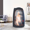 VEVOR Compact Portable Steam Sauna Tent, 1200 Watt Sauna Blanket with Chair & Storage Bag, Time & Temperature Remote Control, Black - 2 of 4