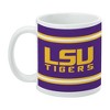 LSU Wordmark with Jersey Stripes Ceramic Coffee Mug Novelty Gift Mugs for Coffee Tea and Hot Drinks 11oz White - 3 of 4