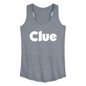Women's - Clue - Clue Logo Graphic Racerback Tank - 1 of 4