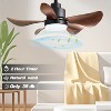 YUHAO Smart 6-speed Modern and Contemporary Ceiling Fan with Light,3 ABS Blades ,Works with Alexa and Google Assistant - 3 of 4