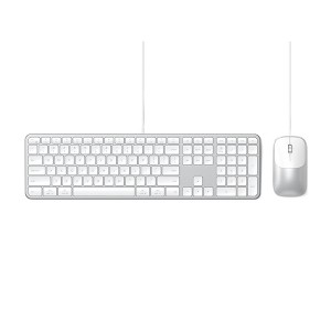 Satechi Slim CLX3 USB-C Wired Keyboard & Mouse Combo, Full-Size