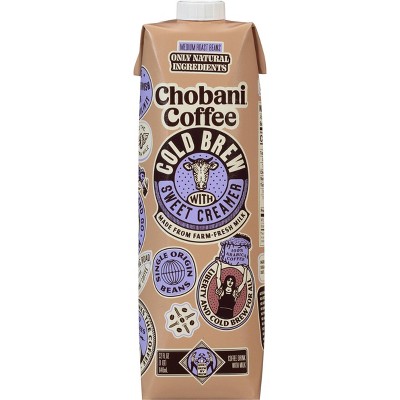 Chobani Cold Brew Coffee with Sweet Creamer - 32 fl oz