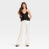 Women's Openwork Peplum Halter Pullover Sweater - Wild Fable™ - 3 of 3