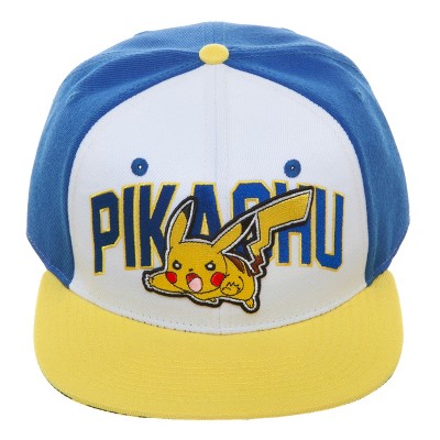 Pokemon Pikachu Colorblock Snapback Hat
