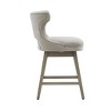 CAVINAS Dining Chairs Kitchen Chairs Swivel Counter Height Stool with Solid Wood Frame for Kitchen - 3 of 4