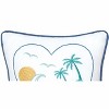 C&F Home 10" x 10" Beach Heart  Small Petite  Size Accent Throw Pillow - 2 of 4