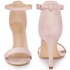 Perphy Women's Ankle Straps Open-Toe Stiletto High Heels - 2 of 4