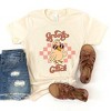 The Juniper Shop Groovy Chick Checkered Toddler Short Sleeve Tee - 2 of 2