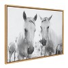 28" x 38" Sylvie Camargue Horse XVII BW Framed Canvas by Laura Evans - Kate & Laurel All Things Decor - 2 of 4