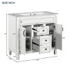 Medicine Cabinet With Mirror,Vanity Countertop With Sink,Toilet Mirror Storage,Vanities And Medicine Cabinets,Shaving Cabinet-The Pop Home - 4 of 4