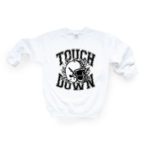 Simply Sage Market Women's Graphic Sweatshirt Touchdown Helmet - 1 of 2