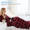 Catalonia Plush Fleece Wearable Blanket with Sleeves Arms, Super Soft Snuggly Body Blanket for Womens Mens, Portable TV Blankets, Gift for Her - 4 of 4