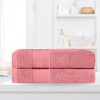 Luxury Cotton Heavyweight Solid Plush Towel Set by Blue Nile Mills - 2 of 4