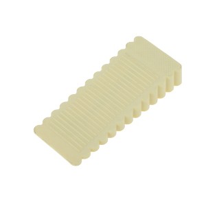 Unique Bargains Door Stop Under-Door Installation Small Wave Edges 3.66"x1.57"x0.59" 1 Pc - 1 of 4