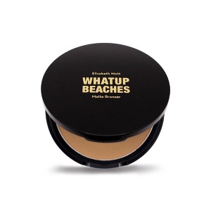 Elizabeth Mott Whatup Beaches Bronzer - Matte Bronzing Face Powder for Contour & Sun-Kissed Glow - Vegan, Cruelty-Free, 10g - 1 of 4