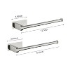 2 Pack Paper Towel Holder Wall Mount, Self-Adhesive or Drilled Paper Towel Holder Under Cabinet. Suitable for kitchen, bathroom, pantry - 2 of 4