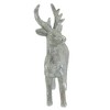 Northlight Faux Wood Grain Standing Deer Christmas Figure - 10.5" - 4 of 4