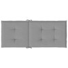 vidaXL Garden Highback Chair Cushions 2 pcs Gray 47.2"x19.7"x1.2" Fabric - 2 of 4