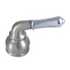 Widespread Two-Tone Bathroom Faucet Chrome/Satin Nickel - Kingston Brass: 8" Sink Mounted, Double Handle, 2.2 GPM - 2 of 3