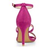 Allegra K Women's Open Toe Triple Straps Buckle Closure Stiletto High Heels - 3 of 4