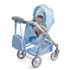 JC Toys Berenguer Boutique Playtime Deluxe Folding Sports Pram Stroller Royal Blue for Dolls - 2 of 4
