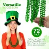 4E’s Novelty St. Patrick's Day Beads Necklace Bulk (72 Pack) - 33" 7mm Green Shamrock Beads, Perfect for Party Favors and Costume Accessories - 4 of 4