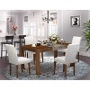 HomeStock 5-Pc Natural Brown Finish Solid Wood Top-Dining Room Set-Seats 4 - 2 of 4