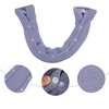 Unique Bargains Washable Reusable Bathroom Soft Warmer Toilet Seat Cover Pad Cushion Lid with Snap 1 Pcs - 3 of 4